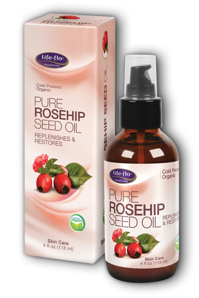 Pure Rosehip Oil Organic 4 oz Liq from Life-flo health care