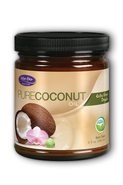 LIFE-FLO HEALTH CARE: Pure Coconut Oil Organic Extra Virgin 9 OZ