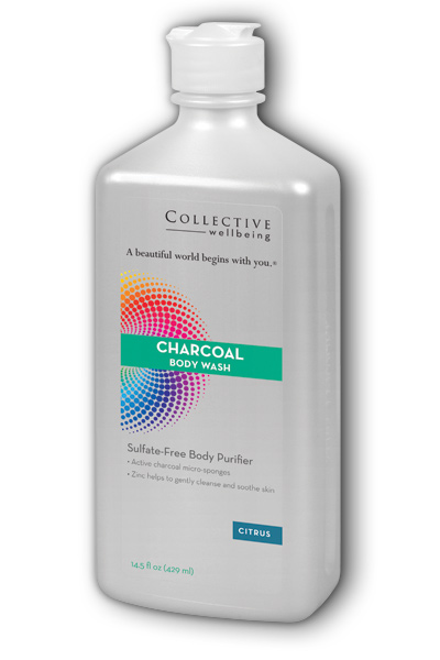Charcoal Body Wash 14.5 oz Citrus from Collective Wellbeing