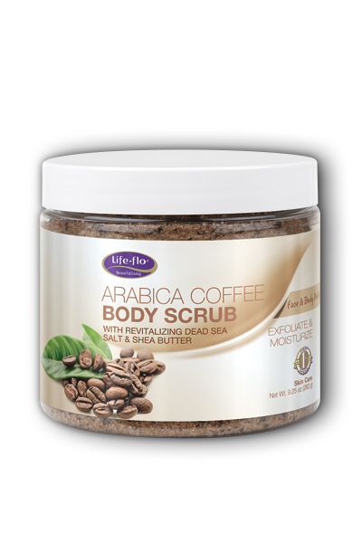 Life-flo health care: Arabica Coffee Body Scrub with Dead Sea Salt 9.25oz