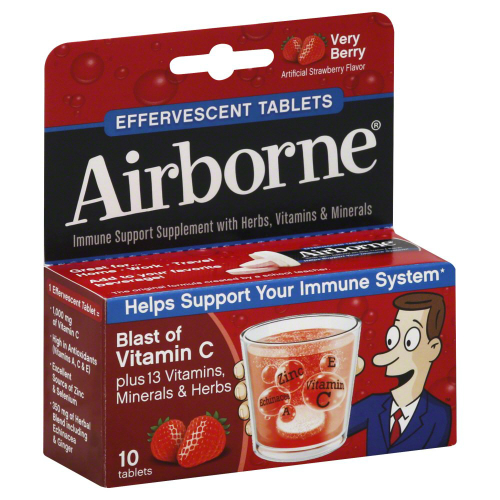 AIRBORNE: Airborne Effervescent Very Berry 10 tab