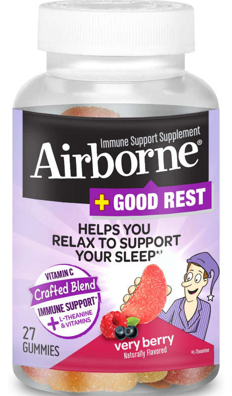 AIRBORNE: Gummies Plus Good Rest Very Berry 27 ct