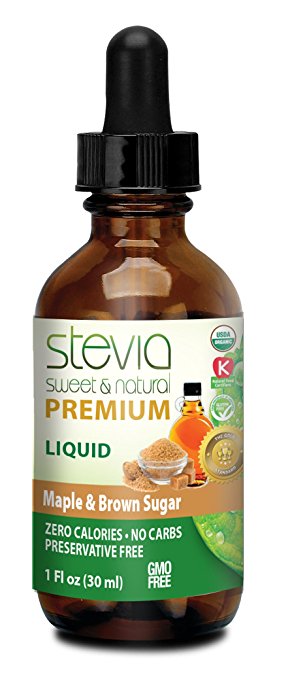 ANUMED INTERNATIONAL: Maple Brown Sugar Stevia Liquid 1 OZ