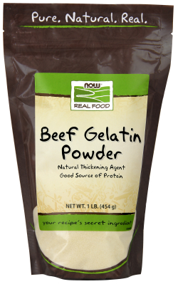 NOW: BEEF GELATIN NATURAL POWDER  1 LB 1 lb