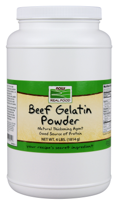 BEEF GELATIN NATURAL POWDER, 4 lb