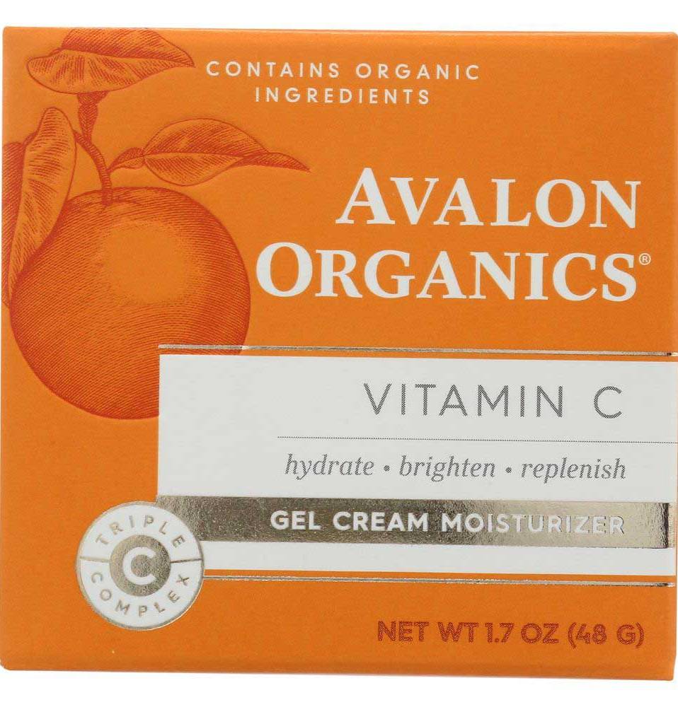 AVALON ORGANIC BOTANICALS: Vitamin C Gel Cream Moisturizer 1.7 OUNCE