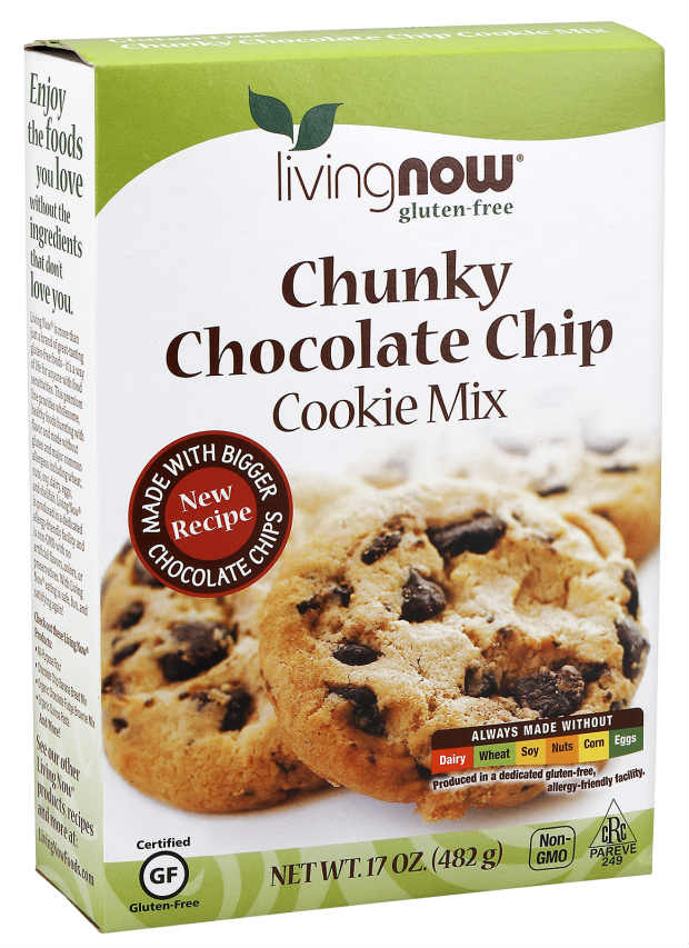 NOW: Gluten-Free Chunky Chocolate Chip Cookie Mix 17 oz (482 g)