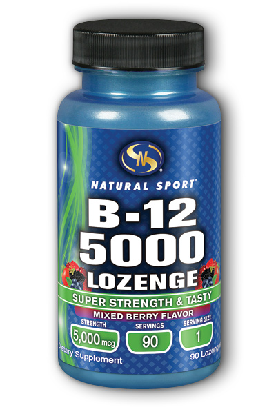 Supplement Training Systems: Methylcobalamine B-12 5000 mcg Mixed Berry 90 ct Loz.