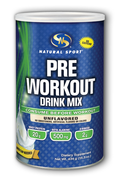 Natural Sport: Pre Workout (Unflavored) 434 g