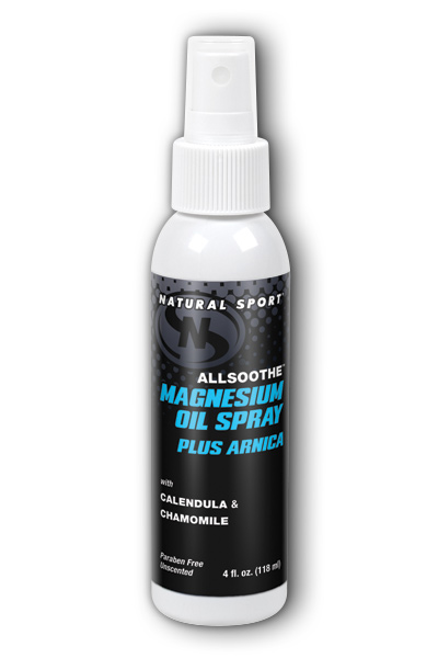 Natural Sport: Magnesium Oil Plus Arnica 4 oz Spray