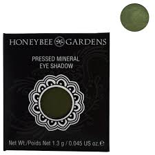 HONEYBEE GARDENS INC: Pressed Powder Eye Shadow Conspiracy-Matte Rich Forest Green 1.3 gram