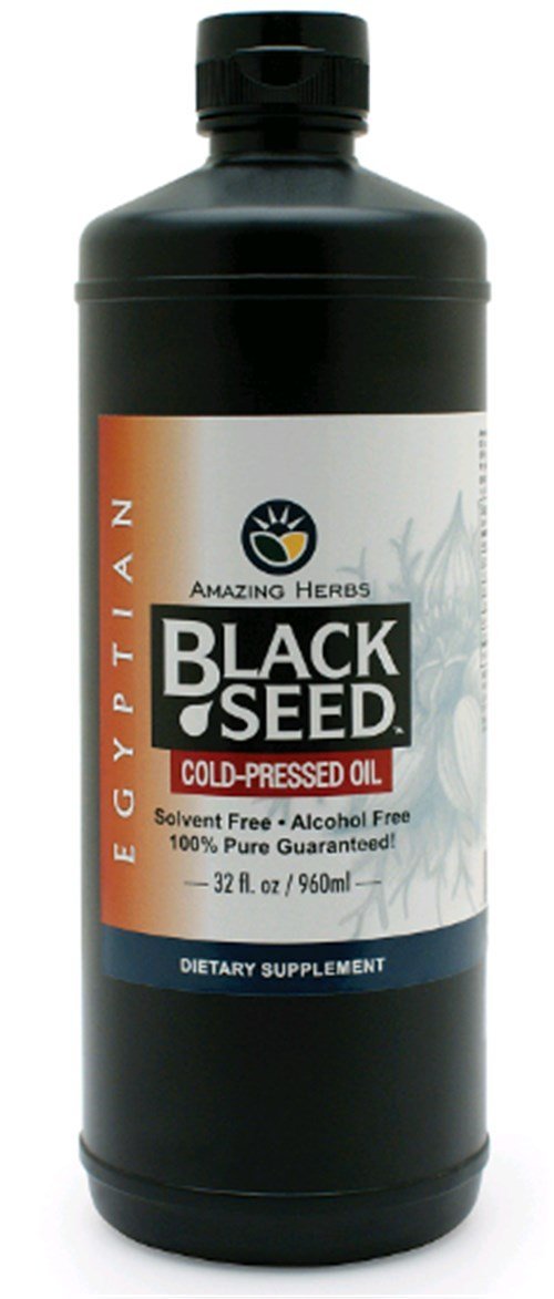 AMAZING HERBS: Egyptian Black Seed Oil 32 oz