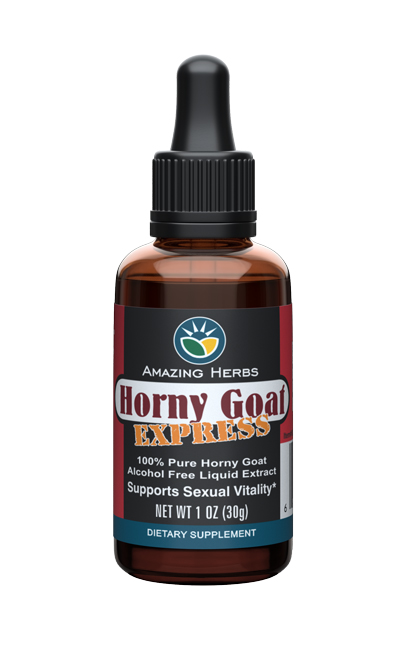 AMAZING HERBS: Horny Goat Express Liquid Extract 1 oz