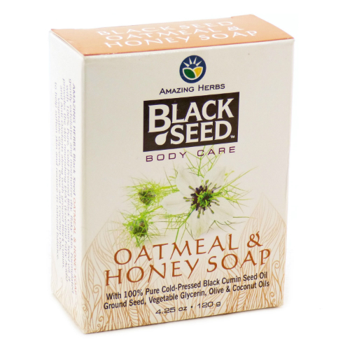 Amazing Herb: Black Seed Oatmeal and Honey Soap 4.25 oz