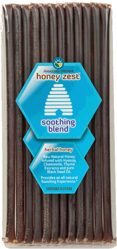 Amazing Herb: HoneyZest Soothing Honey Sticks 12 ct
