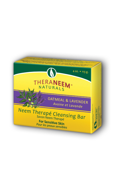 Organix South: TheraNeem Oatmeal Lavender and Neem Oil Soap 4 oz Bar