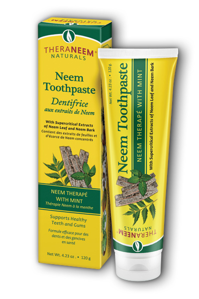 Organix South: TheraNeem Toothpaste-Mint 4 oz Paste