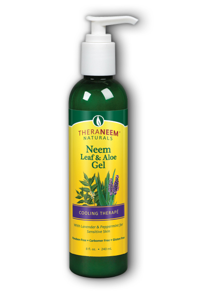 Organix South: TheraNeem Neem Leaf and Aloe Gel Lavender and Mint 8 oz Gel