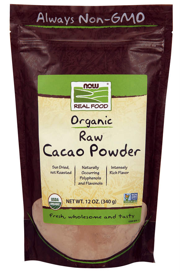 Cacao Powder Raw And Organic, 12 oz