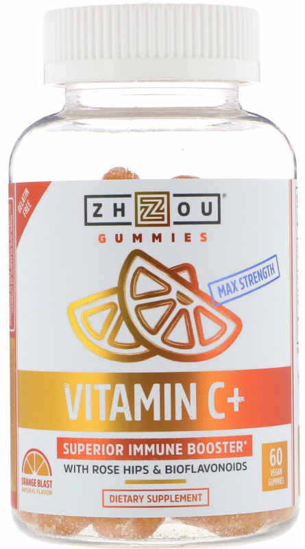 Zhou Nutrition: Vitamin C Plus Superior Immune Booster 60 Gummy