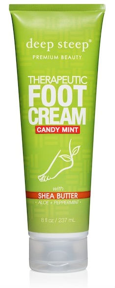 DEEP STEEP: Foot Cream Candy Mint 8 ounce