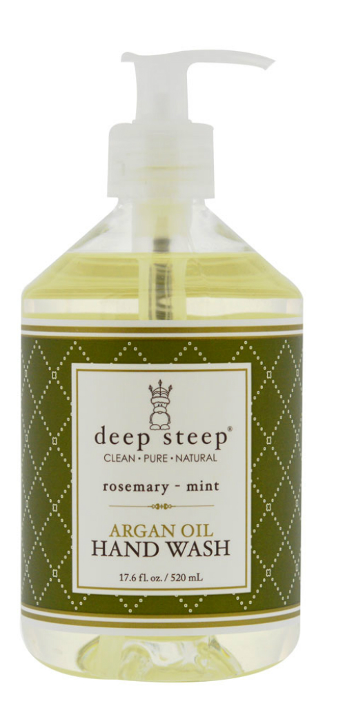 DEEP STEEP: Argan Oil Liquid Hand Wash Rosemary Mint 17 oz
