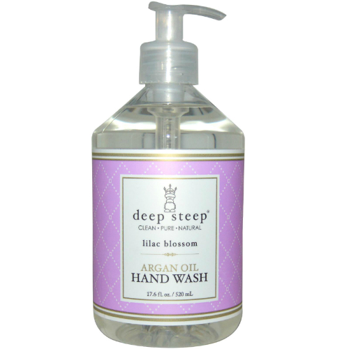 DEEP STEEP: Argan Oil Liquid Hand Wash Lilac Blossom 17 oz