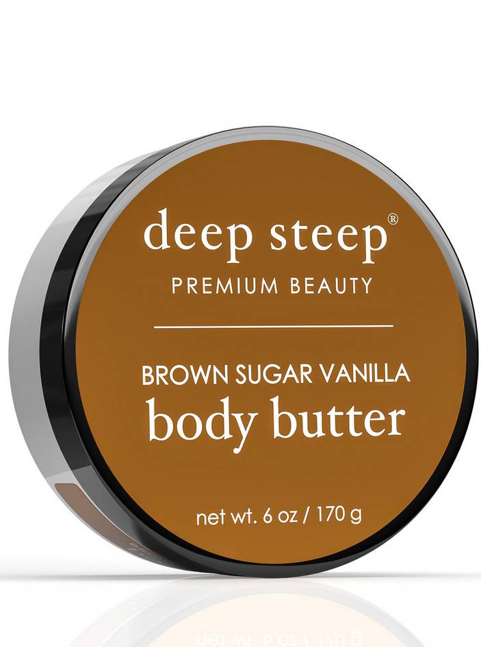 DEEP STEEP: Brown Sugar Vanilla Classic Body Butter 6 OUNCE