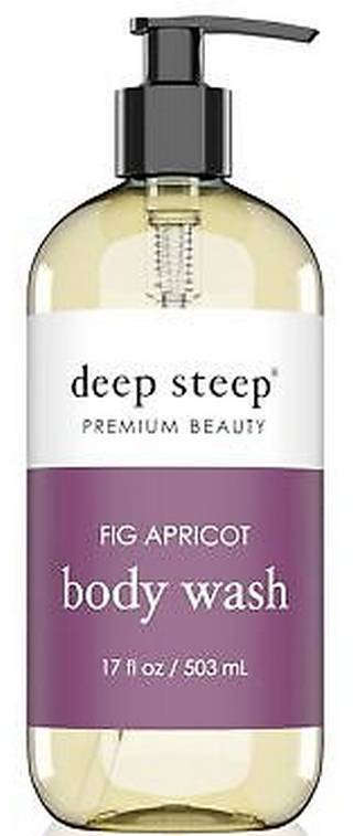 DEEP STEEP: Fig Apricot Classic Body Wash 17 OUNCE