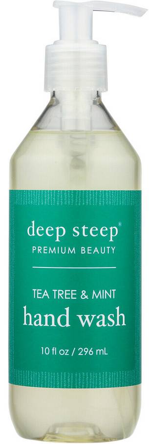 DEEP STEEP: Tea Tree & Mint Classic Argan Oil Liquid Hand Wash 10 OUNCE