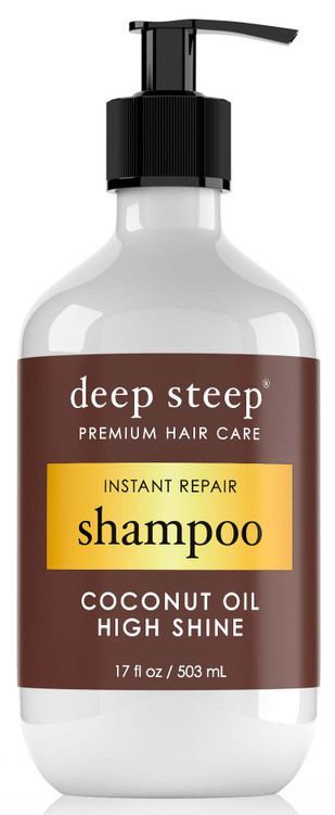 DEEP STEEP: Coconut Oil High Shine Classic Shampoo 17 OUNCE