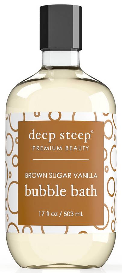 DEEP STEEP: Brown Sugar Vanilla Classic Bubble Bath 17 OUNCE