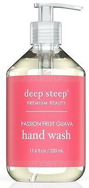 DEEP STEEP: Passion Fruit Guava Classic Argan Oil Liquid Hand Wash 17.6 OUNCE