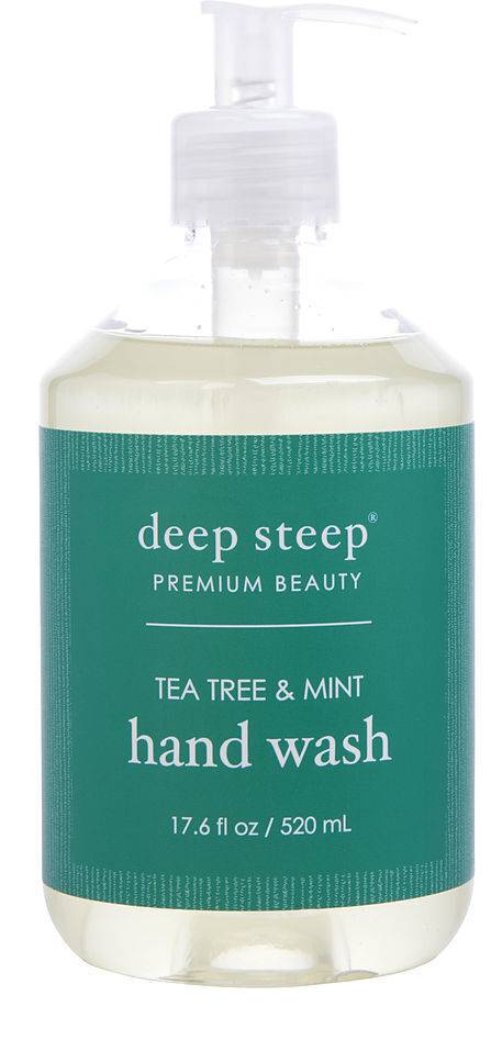 DEEP STEEP: Tea Tree & Mint Classic Argan Oil Liquid Hand Wash 17.6 OUNCE