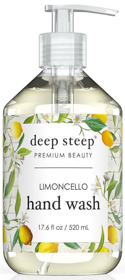 DEEP STEEP: Limoncello Classic Argan Oil Liquid Hand Wash 17.6 OUNCE