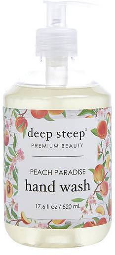 DEEP STEEP: Peach Paradise Classic Argan Oil Liquid Hand Wash 17.6 OUNCE