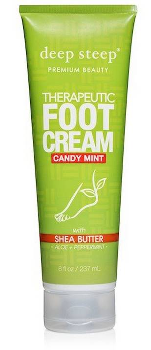 DEEP STEEP: Foot Cream Candy Mint 6 OUNCE