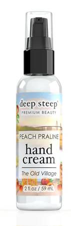 DEEP STEEP: Peach Praline Charleston Collection Hand Cream 2 OUNCE