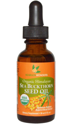 SEABUCKWONDERS: Sea Buckthorn Seed Oil (USDA Organic) 1 oz