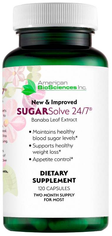 AMERICAN BIOSCIENCES: N&I SugarSolve 24/7 16.5 mg 120 CAPVEGI