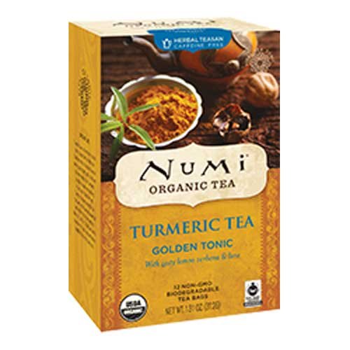 NUMI TEAS: Turmeric Tea Golden Tonic 12 bag