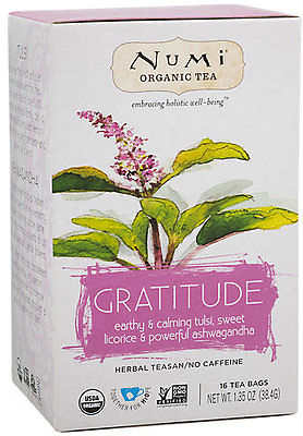 NUMI TEAS: Gratitude Holistic Tea 16 bag