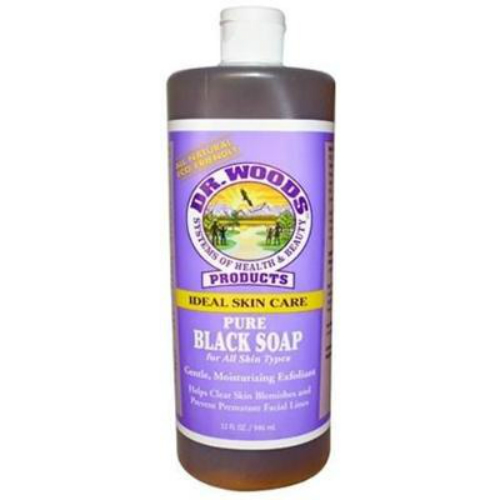DR WOODS: Castile Soap Liquid African Black 32 oz