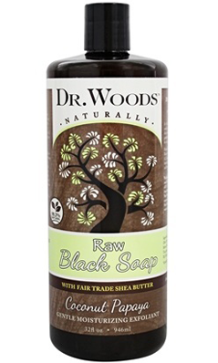 DR WOODS: Black soap W/Coconut Papaya 32 oz