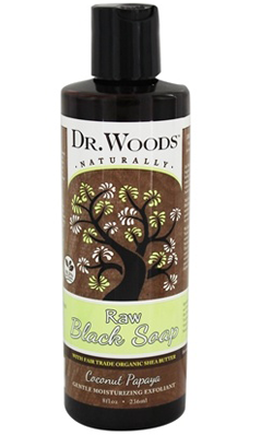 DR WOODS: Black soap W/Coconut Papaya 8 oz