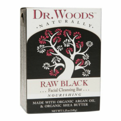 DR WOODS: Bar Soap Facial Cleansing Black 5.25 oz