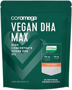 COROMEGA INC.: Coromega Vegan Max DHA 60 PKT