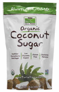 Coconut Sugar Organic 16oz from NOW