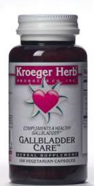 KROEGER HERB PRODUCTS: Gallbladder Care 100 capvegi