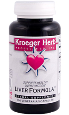 KROEGER HERB PRODUCTS: Liver Formula 100 capvegi